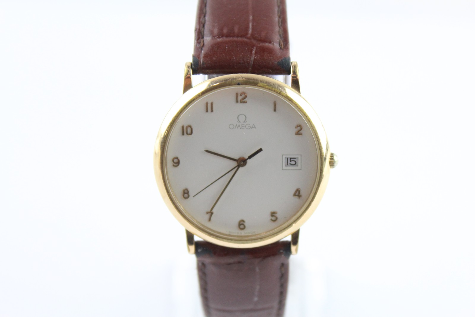 1960 WORKING Tone Omega Watch Dress Ref Gold Quartz 312.1 Vintage - vintagewatches.pk