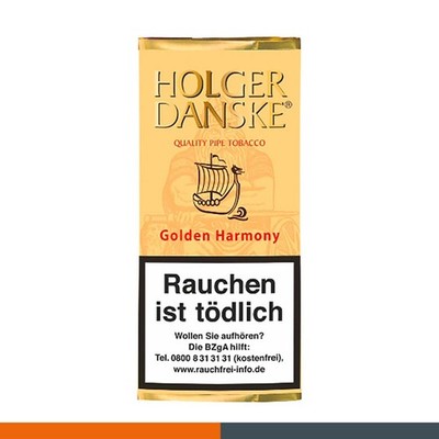 10 x 40g Holger Danske Golden Harmony ( Mango Vanilla ) Pfeifentabak