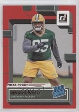 2022 Panini Donruss Rated Rookie Press Proof Red Devonte Wyatt #360 g1d