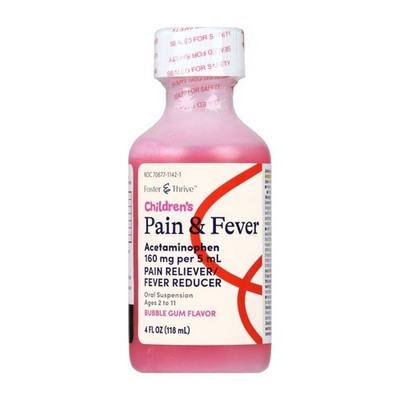Children'S Pain & Fever Acetaminophen 4 Oz