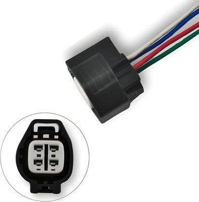 Oxygen Sensor Connector O2 Sensors Wiring Harnesses Plug Kit 4-Way with 7.7'' Co