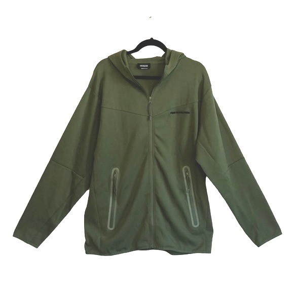 i New PINK DOLPHIN Men's XLarge Olive Green Long Sleeve Full Zip