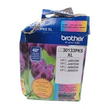 Genuine Brother LC3013 3PKS XL High Yield Color Ink Cartridges 12/2028