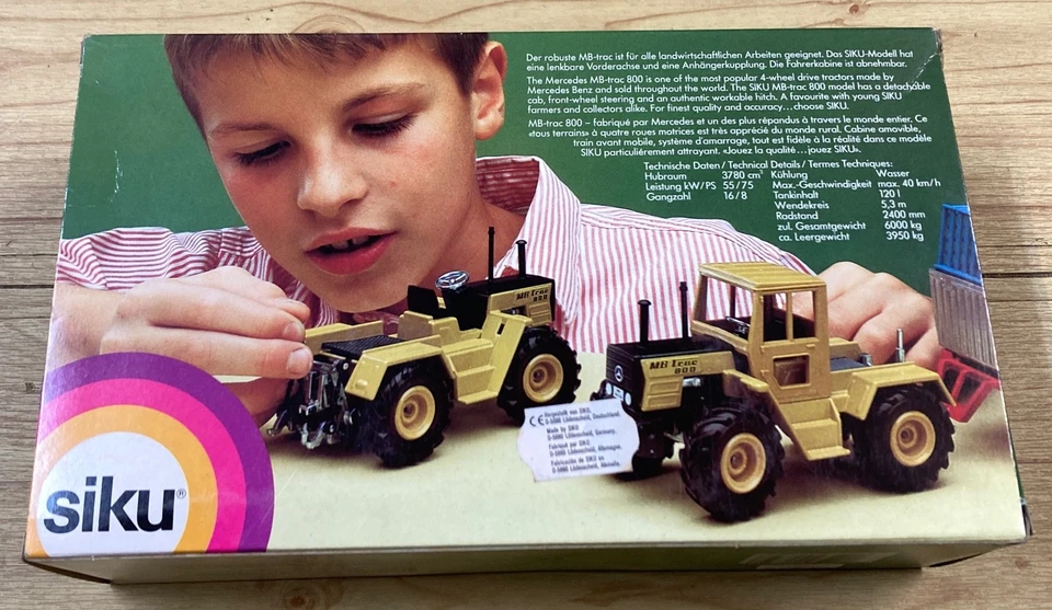 Siku 2852 Trattore Mercedes Benz MB-Trac 800 1:32 - Immagine 3 di 4
