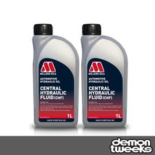 2 x Millers Oils Central Hydraulic Fluid (CHF) - 1L (Anti Corrosion / Long Life)