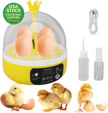 4 Egg Mini Incubator Automatic Temperature Humidity Control Household Hatching