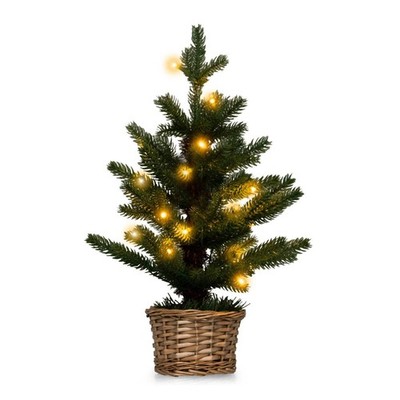 Vorbeleuchteter künstlicher Mini Weihnachtsbaum mit 96 Astspitzen