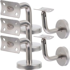 5pcs Handrail Bracket Stainless Steel Moveable Railing Bracket 