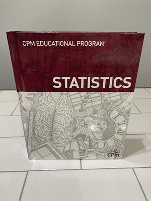 Like New CPM Educational Program Statistics Textbook