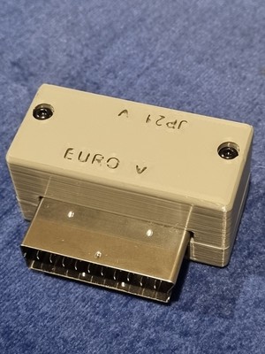 Bidirectional Female JP21 To Male Euro SCART Adapter For Retro Gaming /SuperGun 