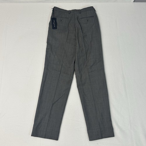 Lord & Taylor Boys Dress Pants NWT Sz 20R Gray Tapered Leg Timeless Wool Blend - Picture 10 of 13