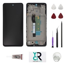 Bloc écran Noir reconditionné Xiaomi Poco X4 GT châssis + outils