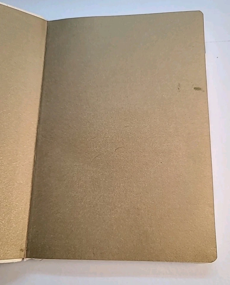 Cuaderno diario de escritura Eccolo hecho a mano a rayas azul marino Foto 2 de 4