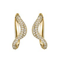 Thomas Sabo Schmuck Damen-Creolen Ohrringe In Wellenform Mit Zirkonia CR765-M01-