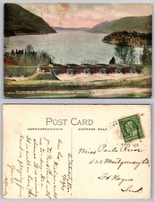 Hudson River Looking North Near West Point Postcard