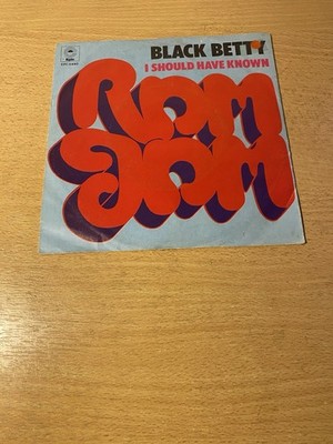 7'' RAM JAM * Black Betty (HARD ROCK DISCO) ORIGINAL 1977