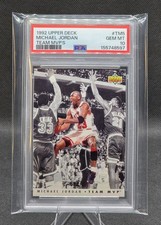 1992 Upper Deck — Michael Jordan — TEAM MVP'S #TM5 GEM MT PSA 10