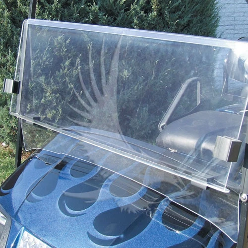GOLFCO EZGO TXT & Medalist Clear Windshield 1994-2013 *RETURNED WINDSHIELDS*