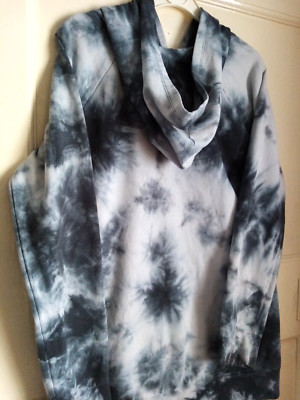 Hoodie Batik Top Jugendliche Mädchen Jungen XL (14/16) schwarz grau weiß More Than Magic