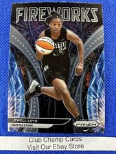 2022 #12 Jewell Loyd WNBA Panini Prizm Fireworks Base Insert Storm