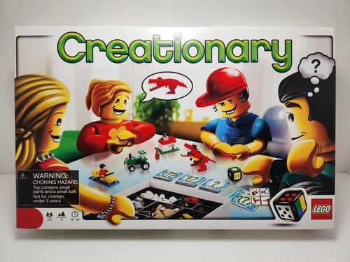 Open Box - Sealed Contents - LEGO - Creationary - Building Game - Ages 7+ -Great