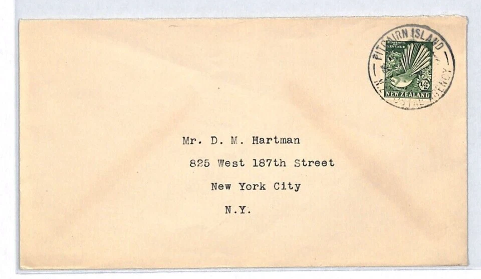 NEW ZEALAND USED *PITCAIRN ISLAND* Cover NZ AGENCY CDS Maritime Mail BIRDS XC99 - Image 3 of 4