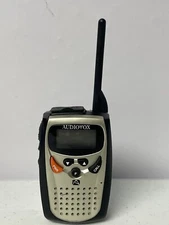 Audiovox FR530 Silver 2-Mile 14-Channel 2-Way Radio Walkie Talkie 1 Unit Tested
