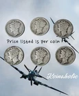 SILVER Mercury Dimes 1920's, vintage, PRICE LISTED IS PER COIN, Fast Ship 🚢