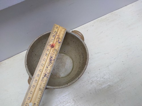 Noodle Soup Porcelain Bowl With French Recipe (Potage Queue de Boeuf) Tan Black - Picture 5 of 7