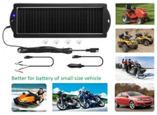 Sunway Solar Car Battery Trickle Charger & Maintainer 12V Solar Panel Power Batt