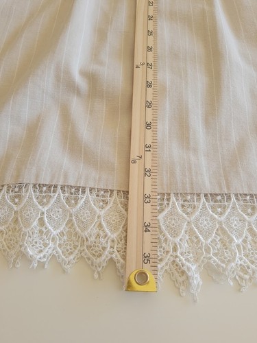 Vtg 80s 90s By Choice Womens Dress SZ S Beige Lace Double Breasted V Neck Sheath - Picture 16 of 16