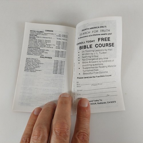 The Gospel Of Good Health J. L. Tucker Quiet Hour Missionary Booklet Pocket Size - Picture 10 of 10