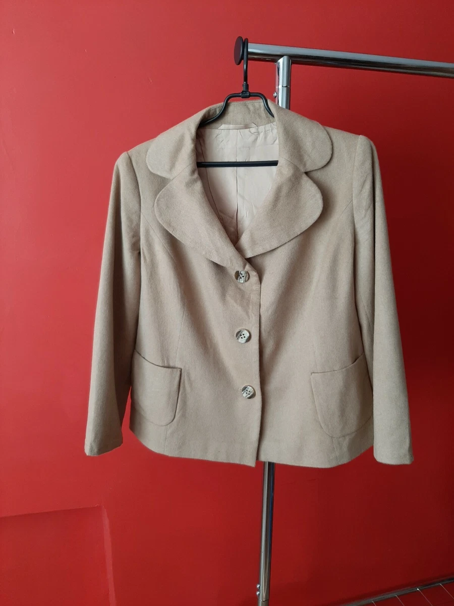 Camel hair deals blazer women