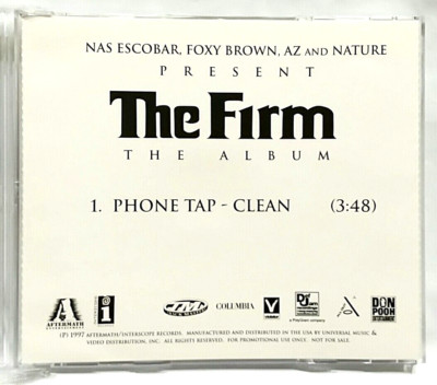CD) The Firm – Phone Tap, Promo, INT5P-6277, Single, Near Mint