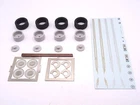 ALEZAN MODELS . ACCESSORIES 1/43. PACK OF 4 WHEELS + DECALS: BMW Z1 ALPINA.