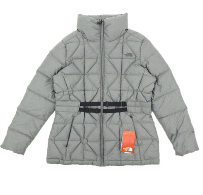 The North Face Women's Belted Mera Peak Jacket in Graphite Grey Size XL X4507