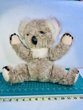 Knickerbocker Koala Bear Plush Animals of Distinction Furry Grey Vintage 12" Toy