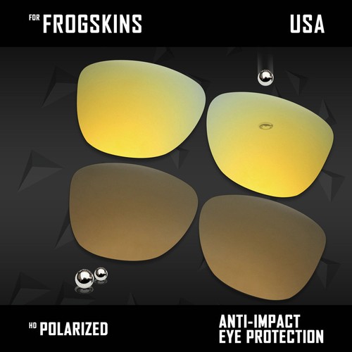 Anti Scratch Polarized Replacement Lenses for-Oakley Frogskins OO9013 Options - 第 64/78 張圖片