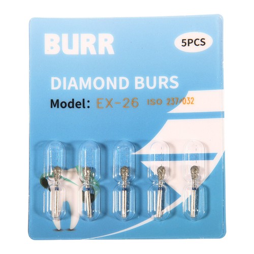 5 pcs Zahnarzt Diamant Bohrer Schleif Fräs Präparation Dental High speed Turbine - Bild 549 von 757