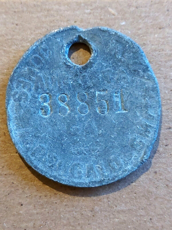 VTG JONES MCDOUGLAND?  Check Tag Tool Token Coin