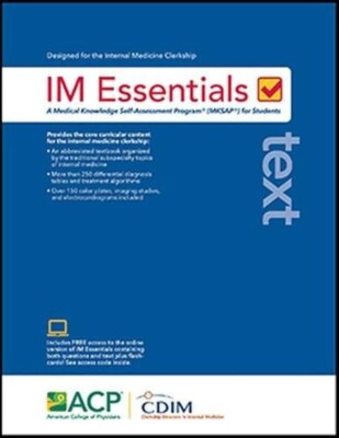 im essentials text ACP american college of physicians MKSAP for students