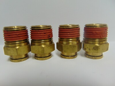 #ad EATON WEATHERHEAD 1 2quot; UNION MALE CONNECTOR 1868X8X8 **LOT OF 4** $40.00