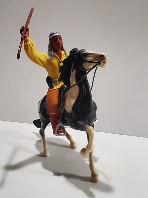 1950's Hartland Broken Arrow Chief Cochise Figure Pinto Horse Toy