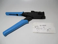 Duratool (22-14555) 9" Conical Coaxial Crimping Tool w/ Soft Blue Rubber Grip