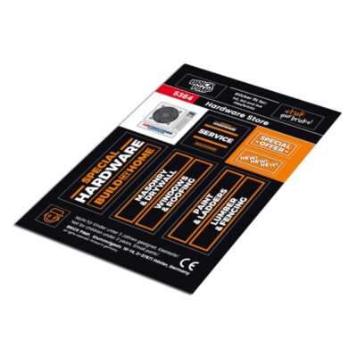 Hardware Store   STICKER fit for building blocks tiles /5384