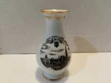 Hassenpflug Wien Austria Scene Bud Vase