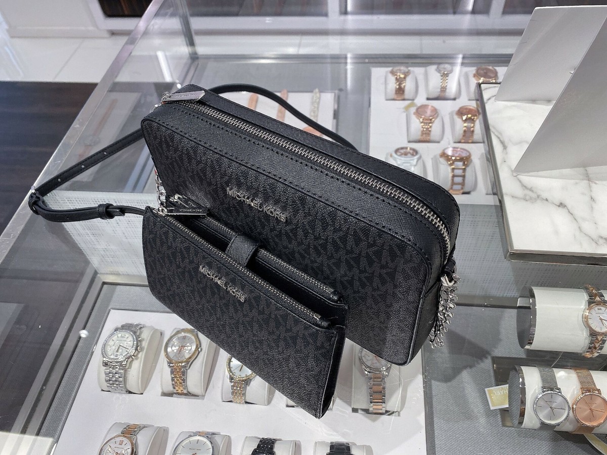 NWT Michael Kors Jet Set Travel Large Crossbody & Double Zip