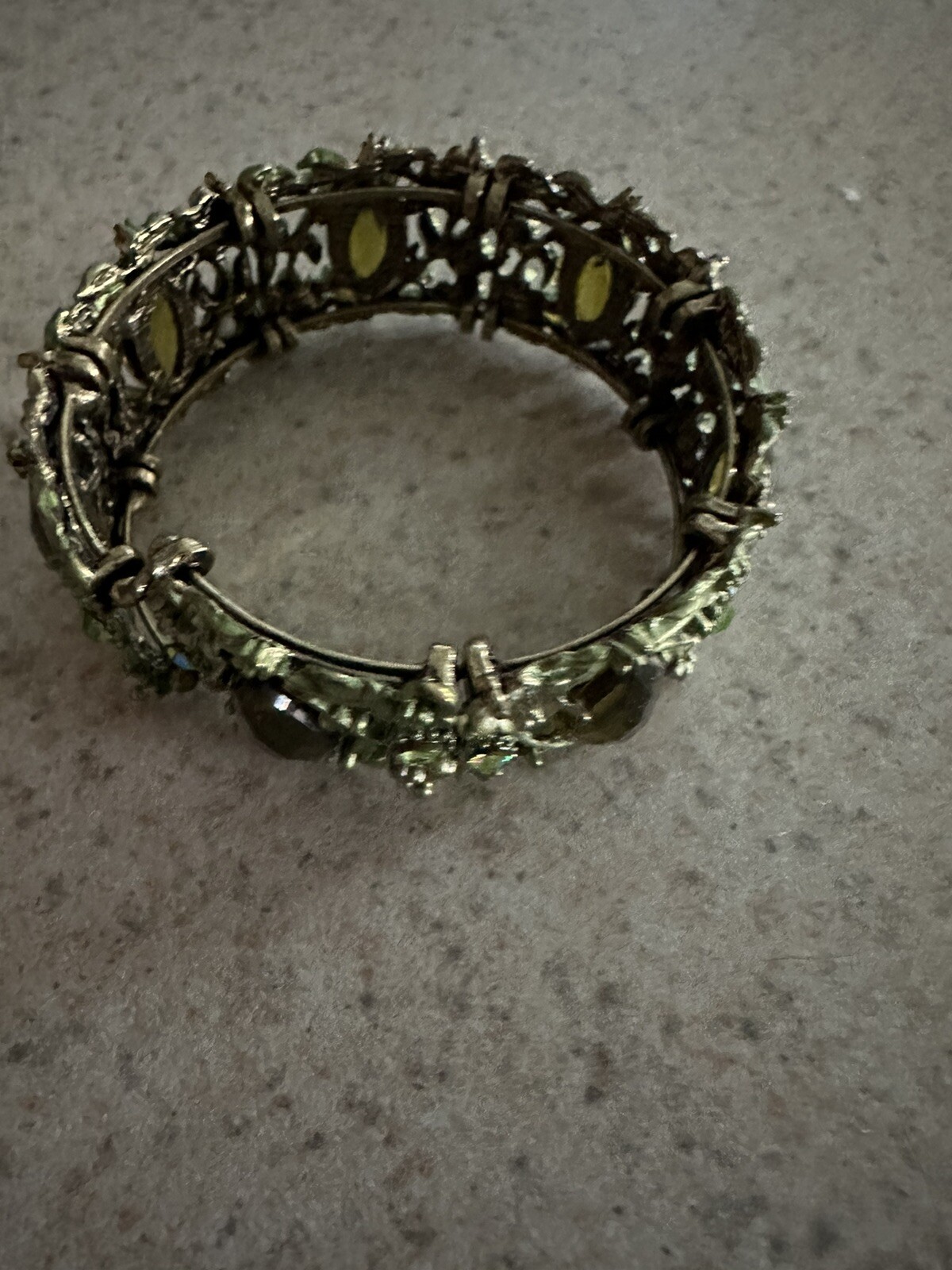 5 Pcs  Gemstone Adjustable Cuff Bangle Bracelets … - image 12