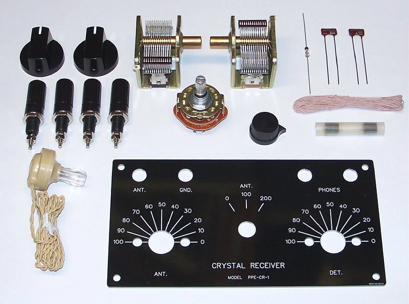 Crystal Radio Kit In Collectible Crystal Radios for sale | eBay