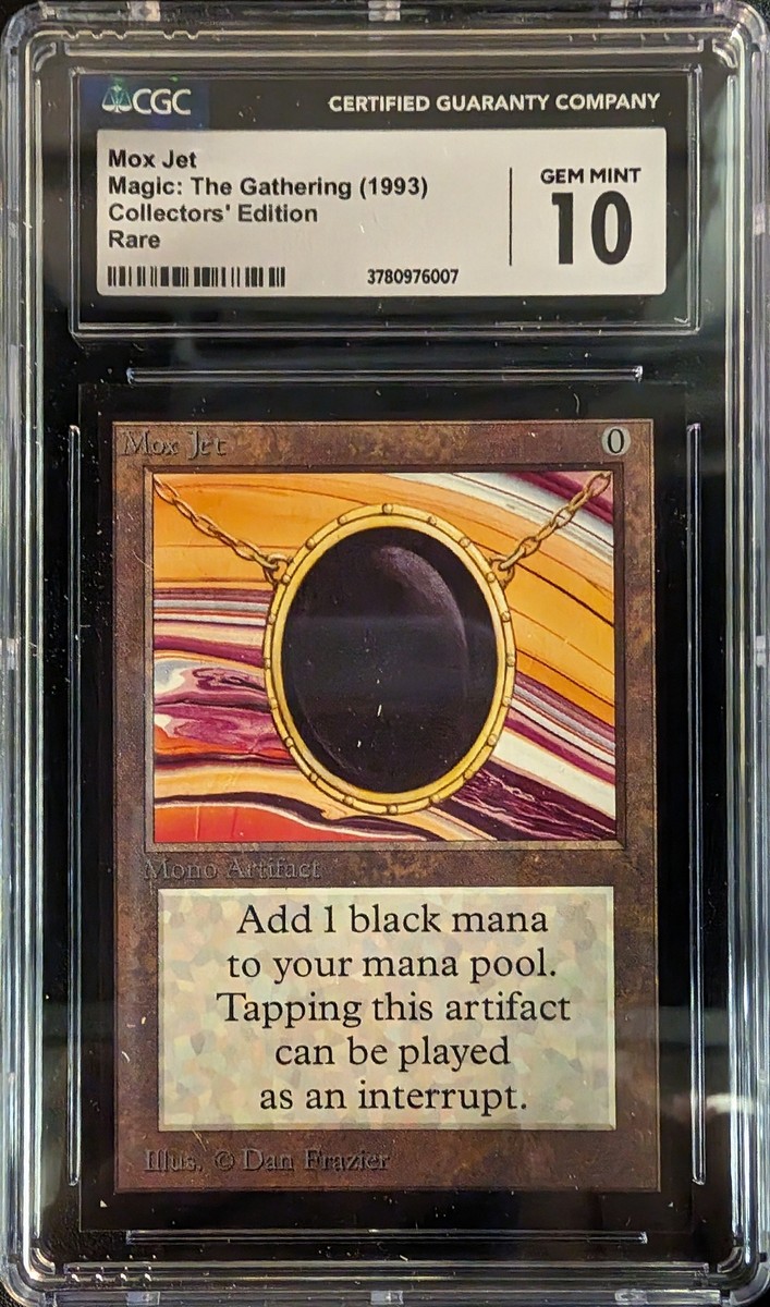 Magic: The Gathering MTG Mox Jet [Collectors' Edition] Graded CGC